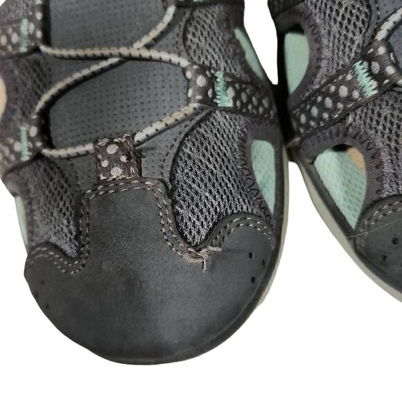 Dr Scholl's Women's Gray Close Toe Cruising Fisherman Sport Sandals Size 10 - Picture 7 of 10